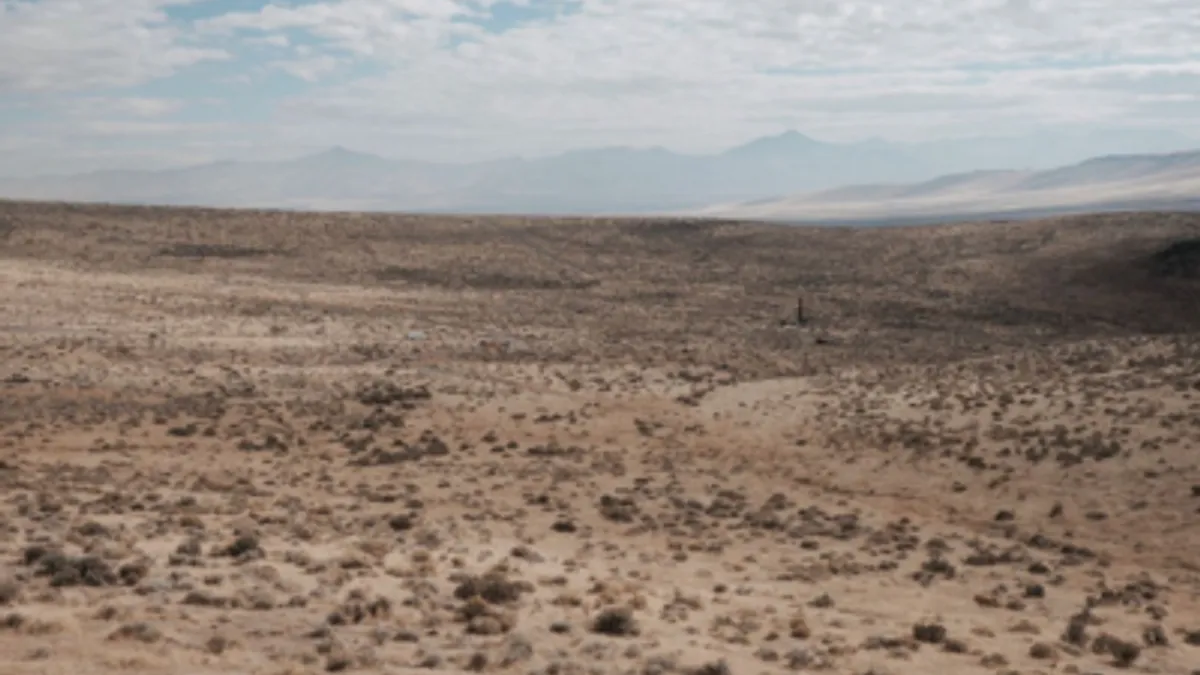 A landscape photo of the Thacker Pass land being developed by Lithium Americas in Nevada.