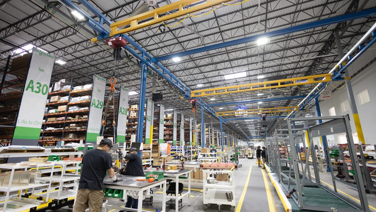 The inside of one of Schneider Electric's El Paso, Texas, manufacturing facilities.